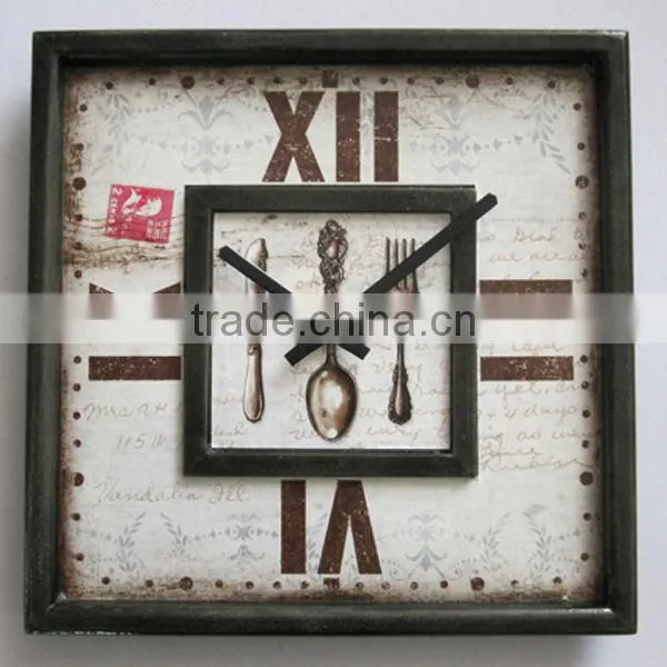 Wooden Decorative Wall Clock MDF Wall Clock