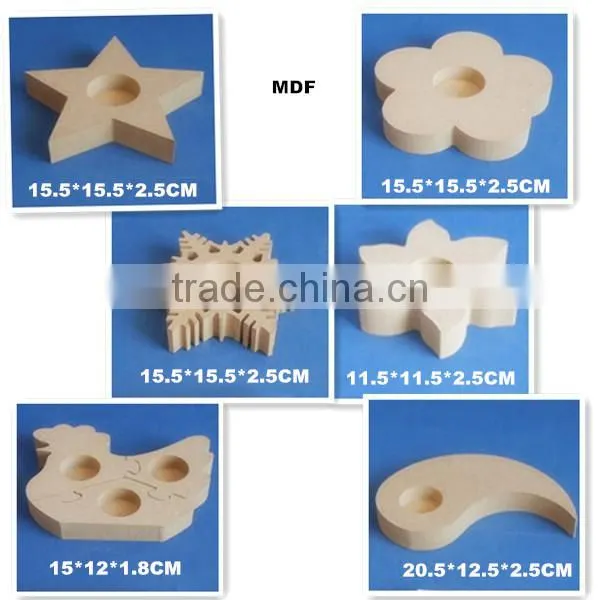 2015 new design natural high quality wood candle stand wholesale craft