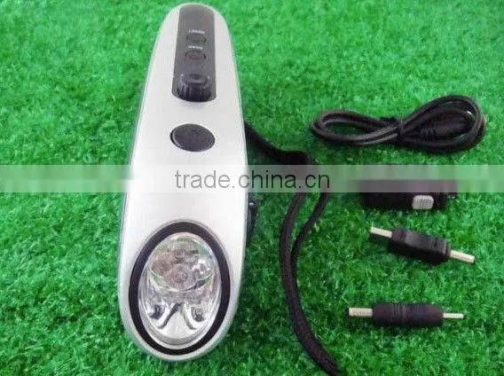 solar led light with radio
