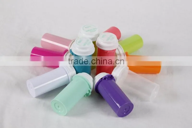 Pop Top Plastic Marijuana Vials