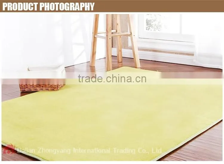 new design shaggy anti-slip house hotel decoration floor carpet