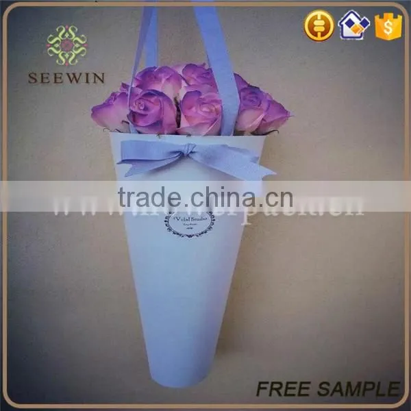 hard paper card flower bag pot planting