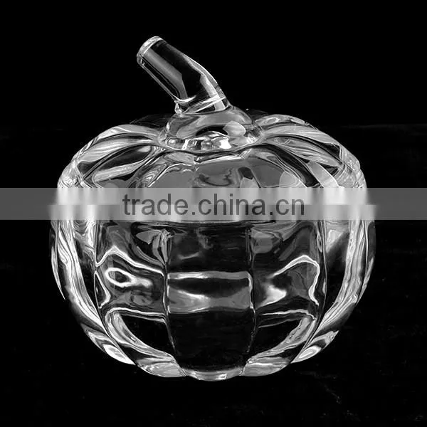 Crystal Glass Candy Buffet Jar with Lid