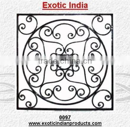 Wrought Iron Wall hanging, Metall Wall Accent, Wall decorative Item