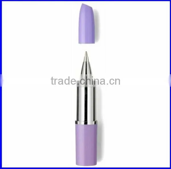 plastic lipstick ball point pen