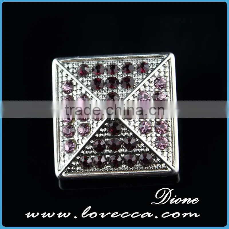 Hot Sale Crystal Beaded Jewelry button interchangeable jewelry
