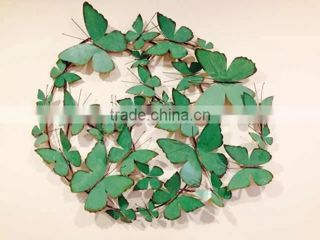 Metal butterfly decor