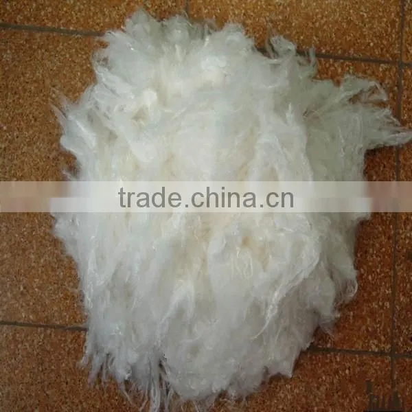 White Viscose staple fibre VSF 6denier 102mm length Anti-Bacteria Feature