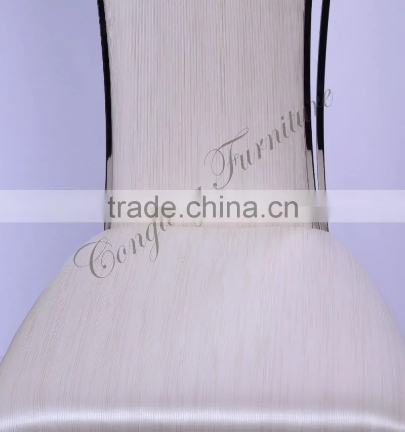 Wedding used stainless steel frame restaurant tables and chairs B8096