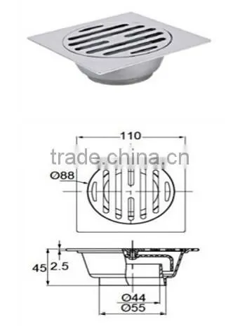 JINXIN High Quality Indoor Floor Drain