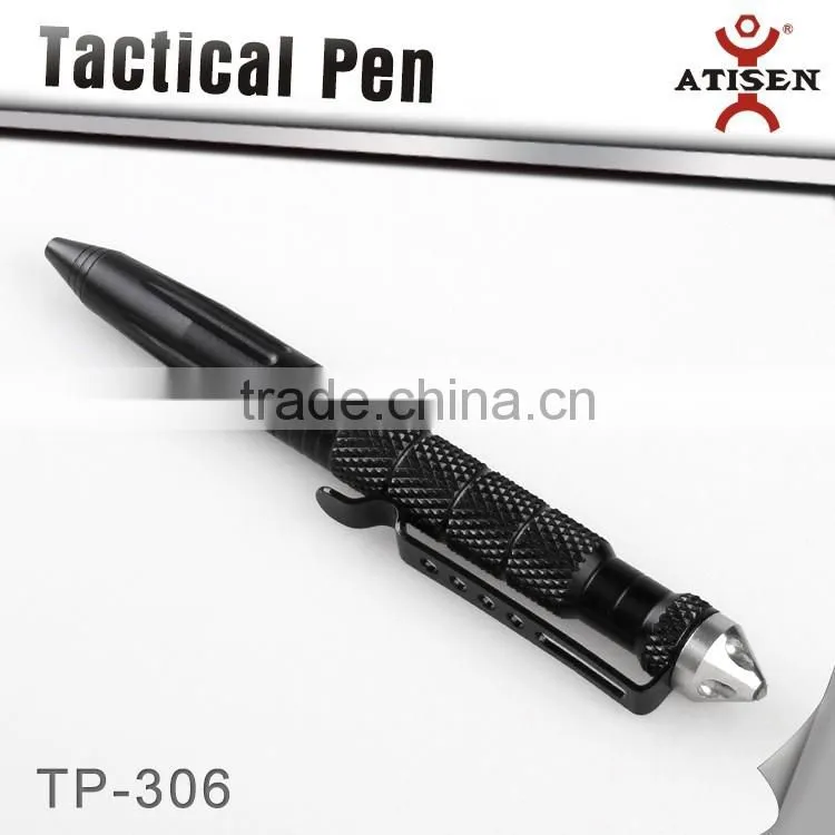 Tungsten Steel Tactical Pen 6061 Aluminium Alloy Anti-skid