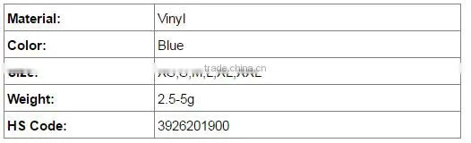 DDSAFETY Hot Sale Blue Vinyl Exam Gloves