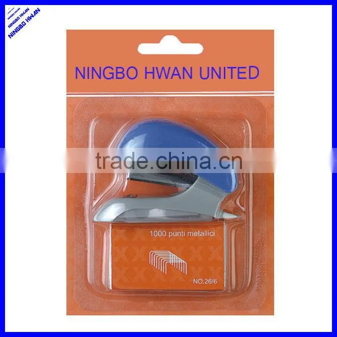 Easy taking cheap mini plastic staplers and staples