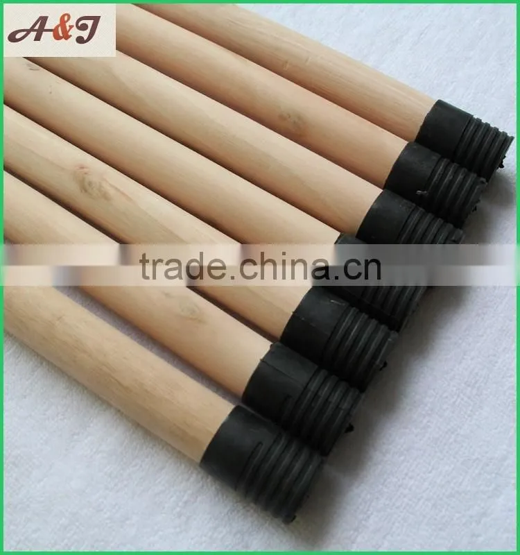 good polishing natrual wooden flooring mop stick one end plastic cap one end plastic greece screw