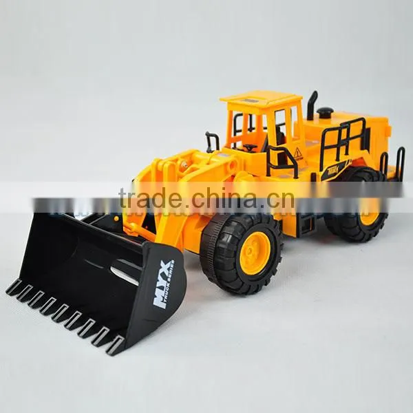 6CH RC Bulldozer Toy Car kids plastic construction toy
