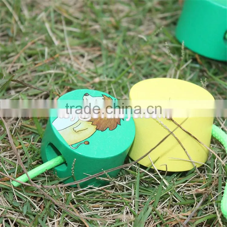 Hot sale preschool intelligent stacking blocks wooden toy blocks for toddlers W13D095