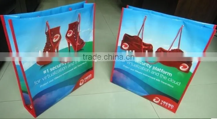 2015 New Arrival OEM Eco-friendly Promotional Custom Laminated Non Woven Bag
