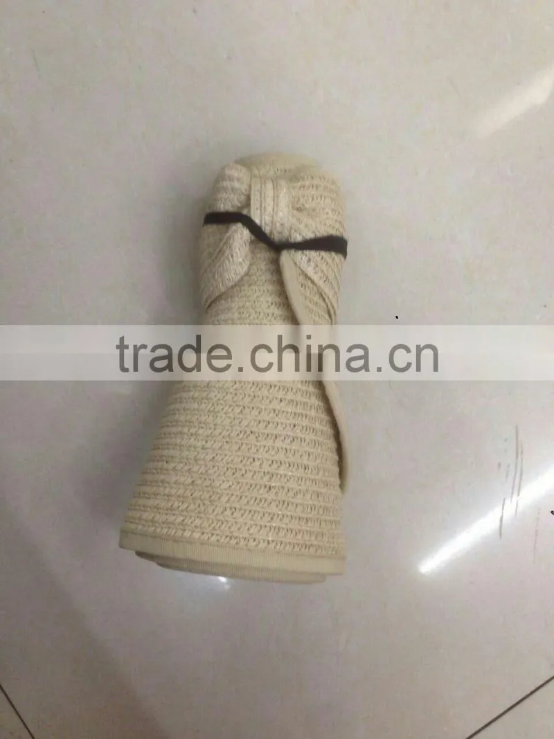 Foldable Summer Lady Beach Straw Hat