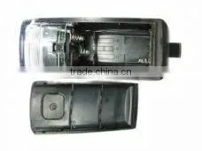 JING YI 5 led Bicycle flashlight lamp,2 mode white light bicycle front Lamp Bicycle front light with holder