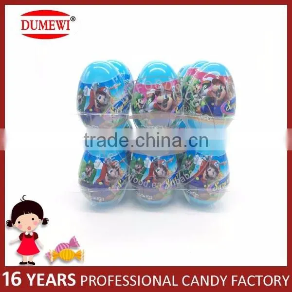Mario Plastic Surprise Candy Toy Eggs
