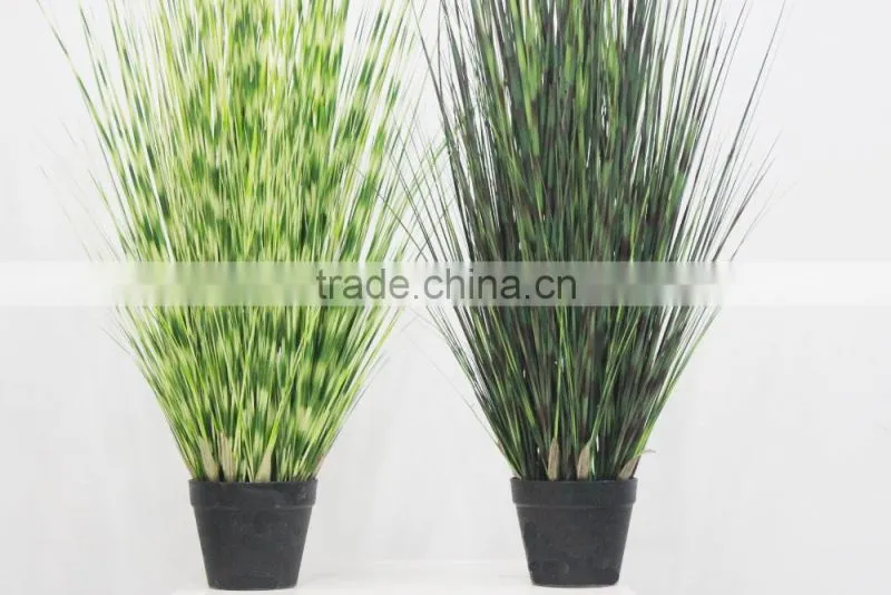 Wholesale artificial plants zebra onion grass in pot