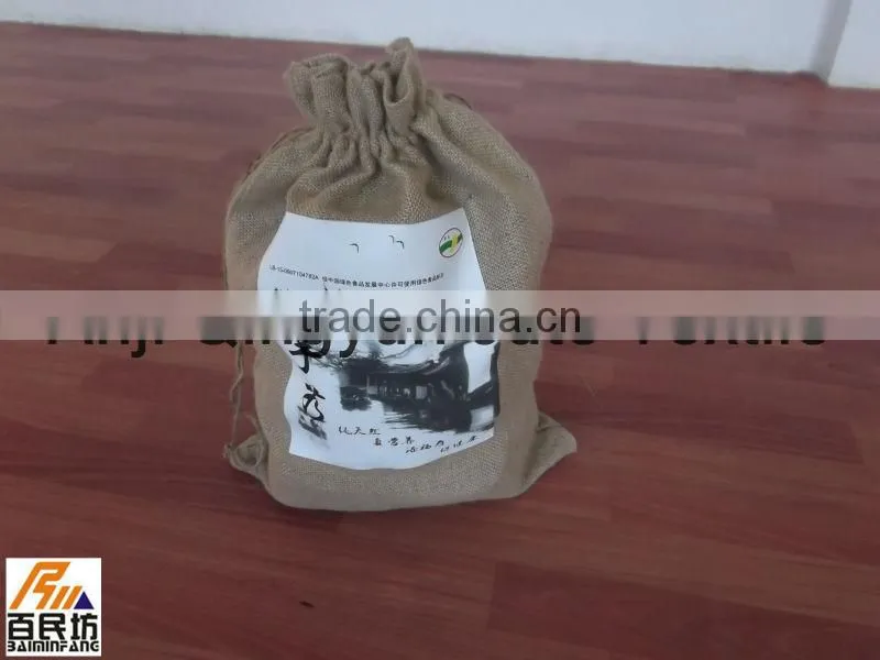 gunny rice bags 30*50 cm printing LOGO nature color