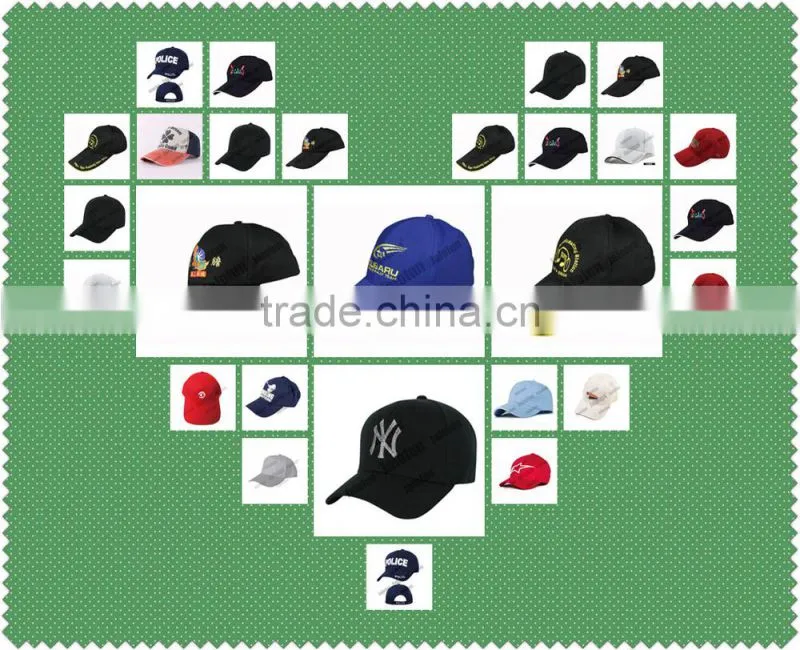 custom print DIY caps and hats embroidered baseball logo