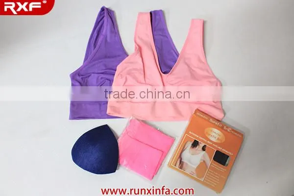 Girl sport seamless hot sexy xxxx sports bra/genie sports bra