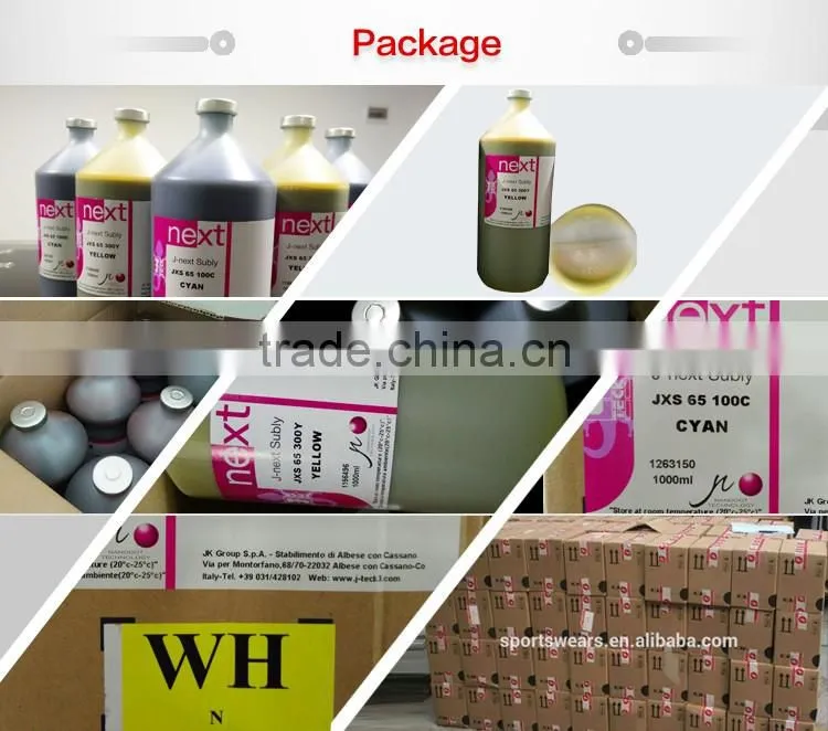 Italy quality j teck sublimation ink for roland mutoh mimaki