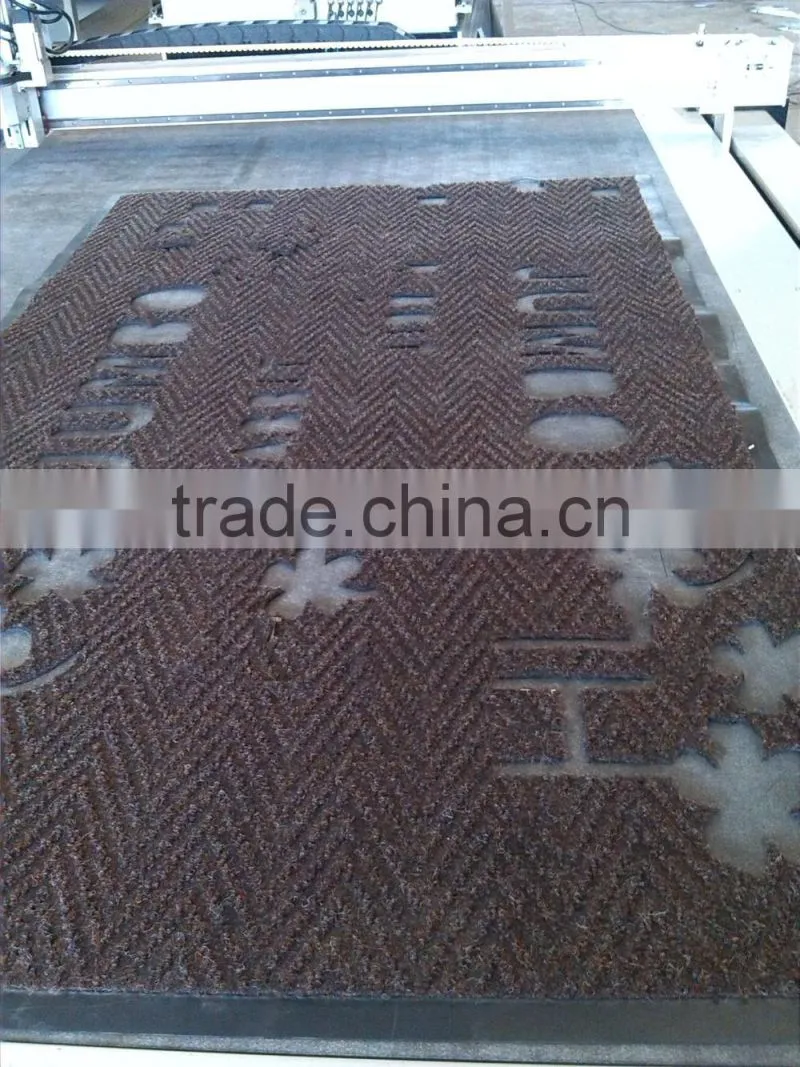 CNC oscillating knife cutting machine flat bed leather shoes cutting machine