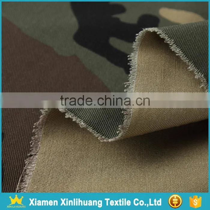 Top Quality Military Camo Printed 65 Polyester 35 Cotton Blend Fabric