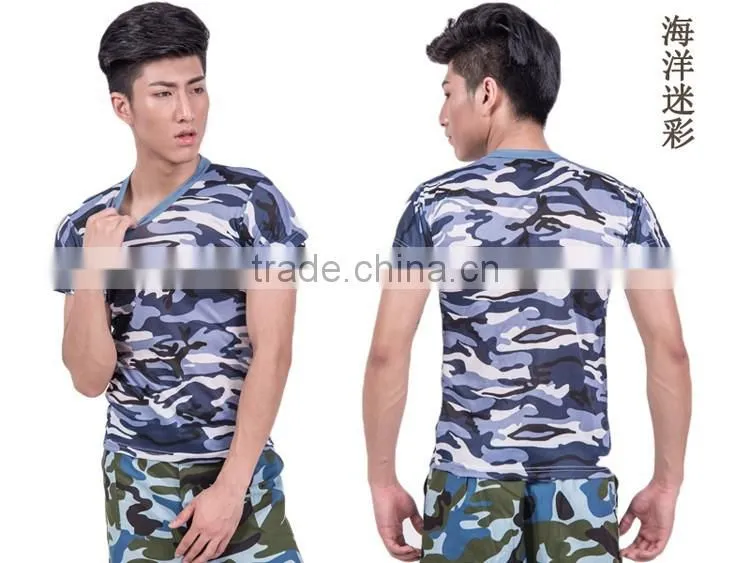 100% polyester t-shirt with all over sublimation wholesale, camouflage t-shirt wholesale