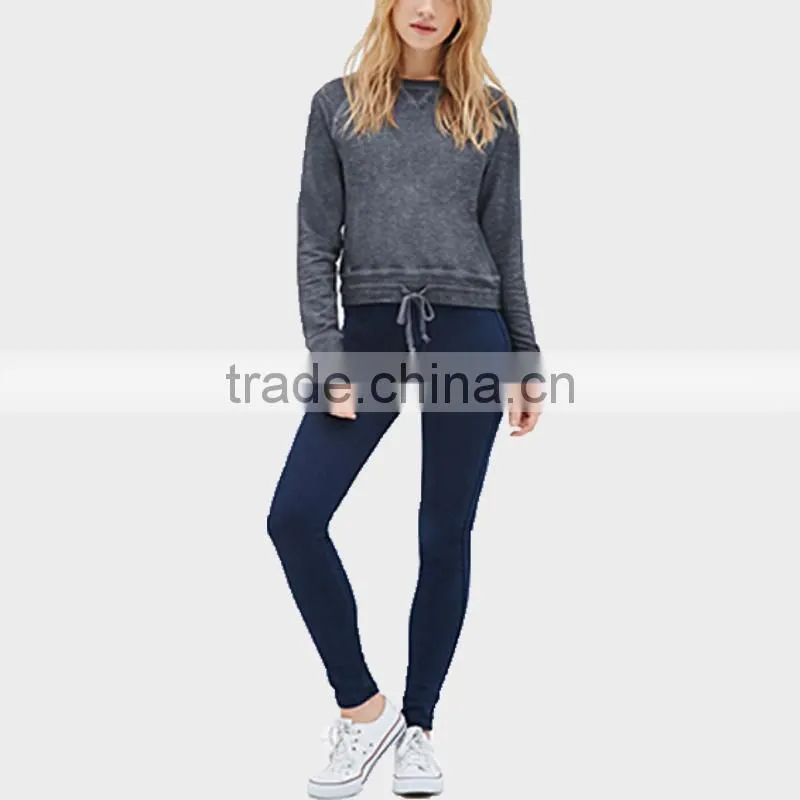 2015 Ladies New Sweater with tie