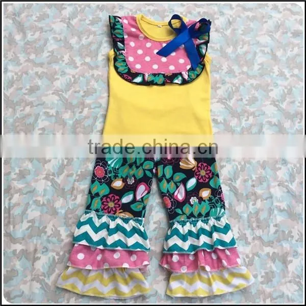 baby girl boutique colors ruffle pants clothing set summer girl easter color eggs pattern clothes girl fashion ruffles outfits