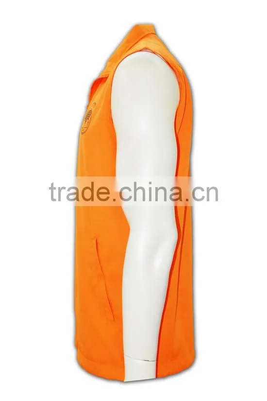 Wholesale factory price manufactures vest uniform cheap custom Promotional Vest Order