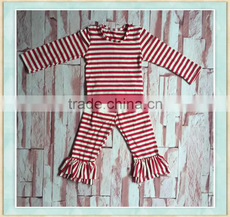 2017 wholesale matching family pajamas spirit embroidery design christmass sleepwear clothes