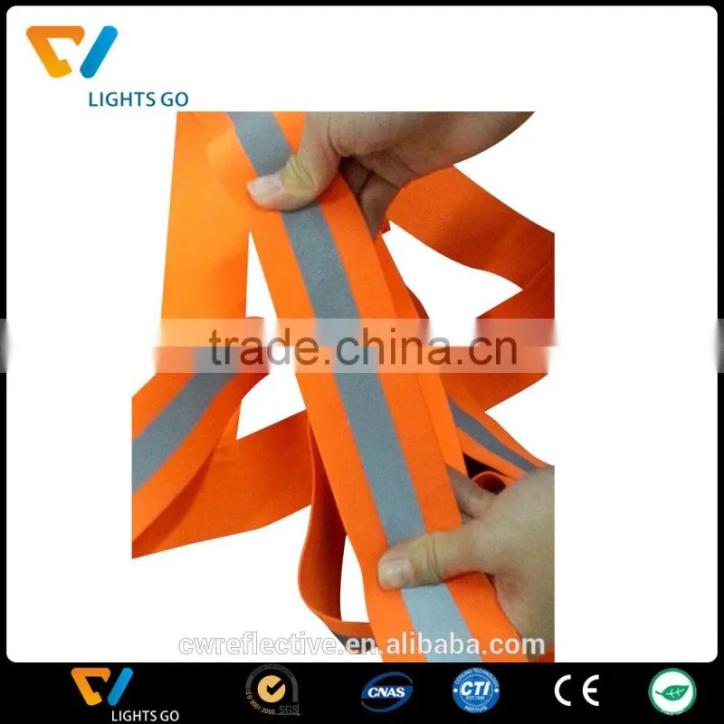 high light fluorescent green reflective webbing tape