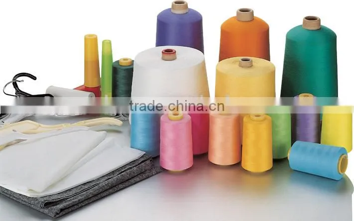 402 80% cotton Wrapped 20% polyester sewing thread for post dyed garments