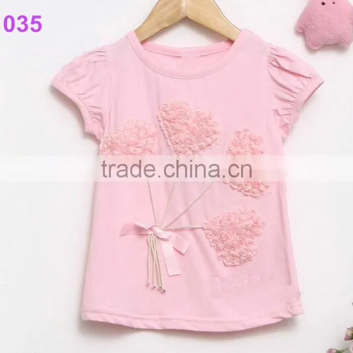 2014 new style baby cotton T shirt with bag design