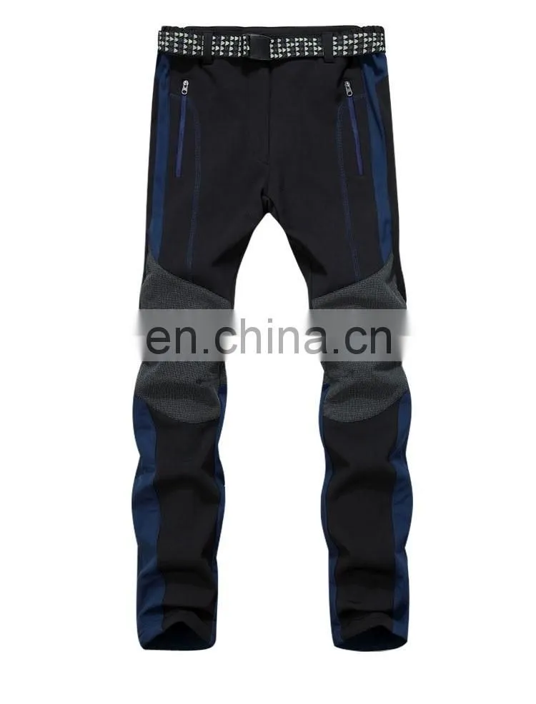 Winter warm trousers mens casual pants softshell