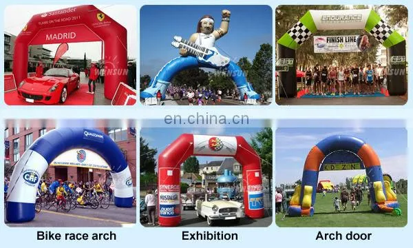Hunge unquine design custom made halloween decoration inflatable arch