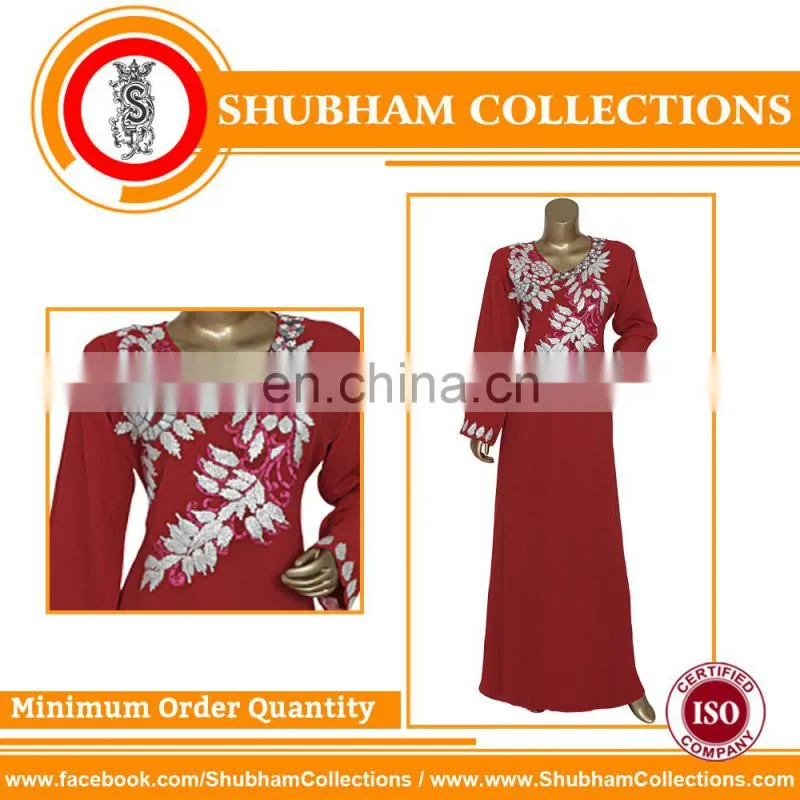 Embroidered Dubai Kaftan