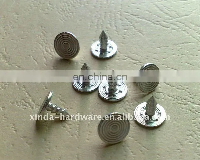 screw Aluminum nail Aluminum tack for plastic inside jeans button very good price and very good quality SGS Test