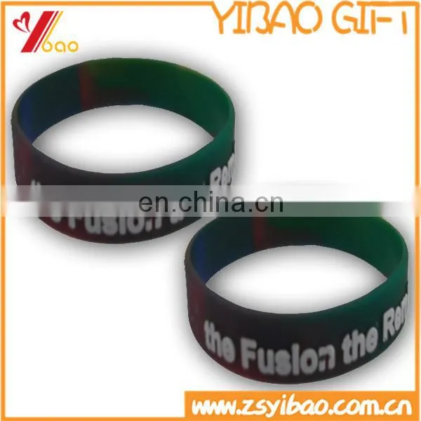 Wholesale printed Country Flag Silicone Wristband
