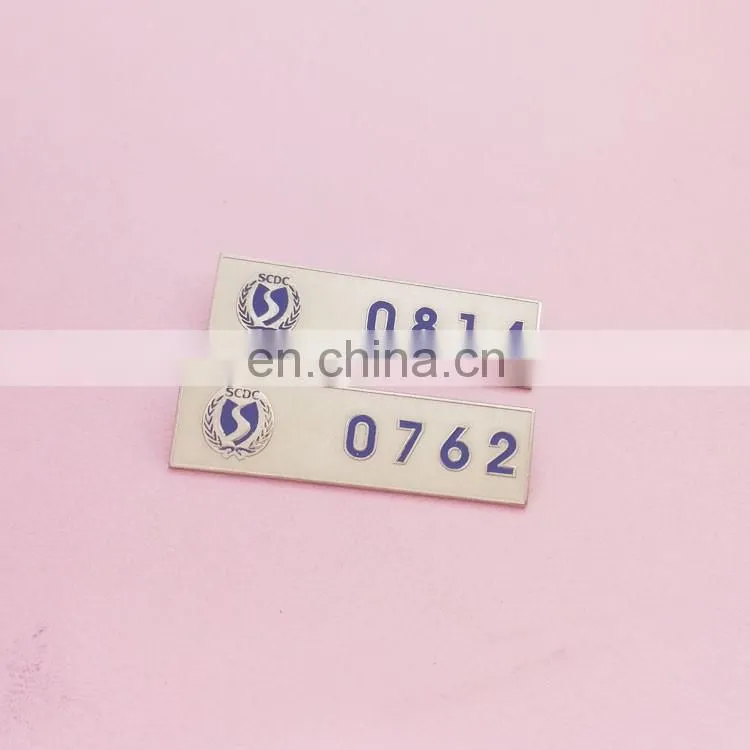 custom metal name badges, amuminum badges, name plate