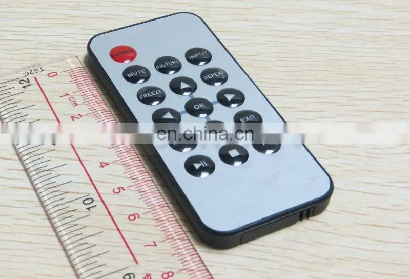 Button Cell Mini TV Set Code Switch 16 Key Universal IR Remote Control For DVD Player