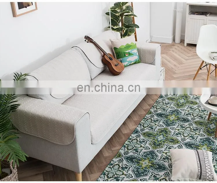 100% Cotton latest design couch cover stretch quilted sofa cover