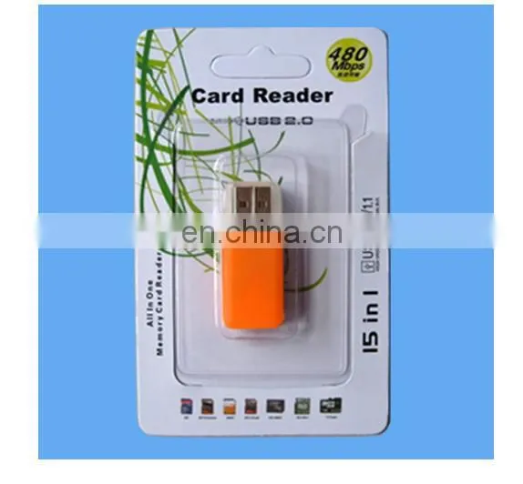 2021 NEW High Speed mini Micro TF SD Card Reader USB 2.0 With Lid Adapter Memory Card Reader