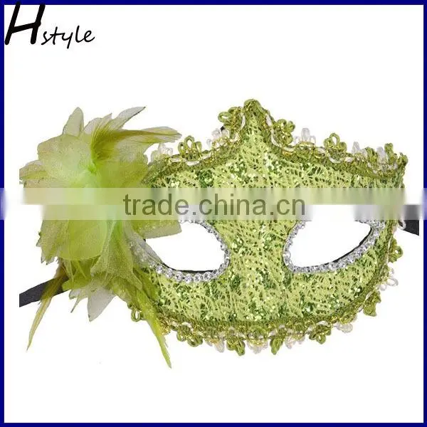 hot sale wholesale colorful butterfly feather party mask in China SCM0025