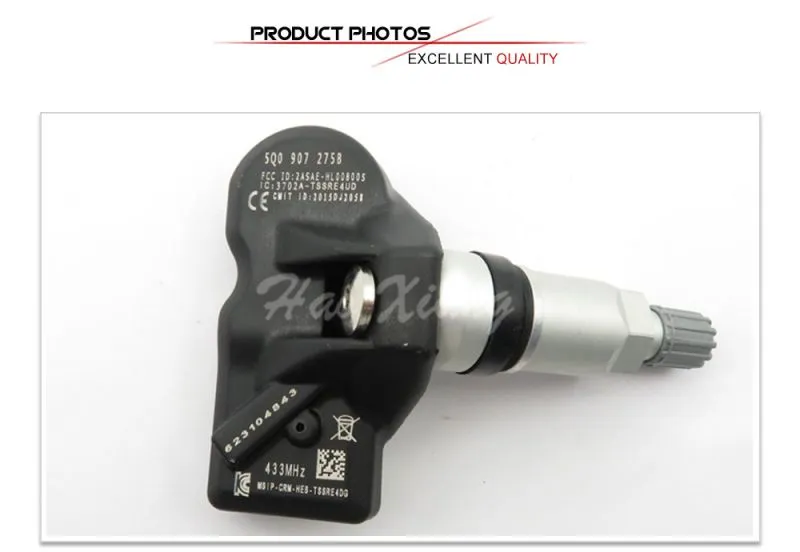 OEM HaoXiang Auto 5Q0907275B Top Quality TPMS Tire Pressure Monitor Sensor 5Q0 907 275 B For Volkswagen 433MHZ